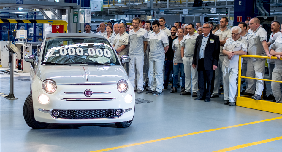Dwumilionowy model Fiata w Tychach